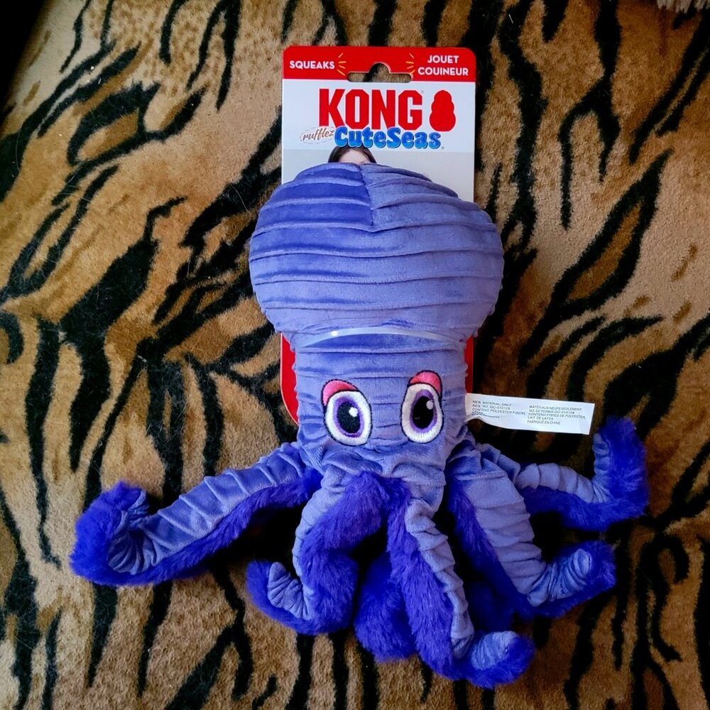 Kong Dog Cute Seas Octopus med New! - Picture 2 of 3